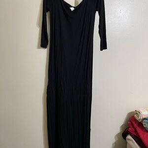 Elegant Black Maxi Dress